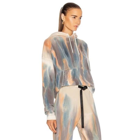 JOHN ELLIOTT Alma Oversized Hoodie Volcano Tie Dye Size S NWT $495 - Picture 2 of 13